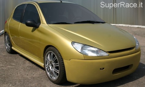  Paraurti Tuning PEUGEOT 206
           a bassissimo CX      